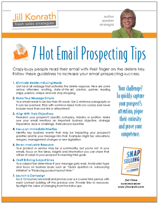 prospecting tips