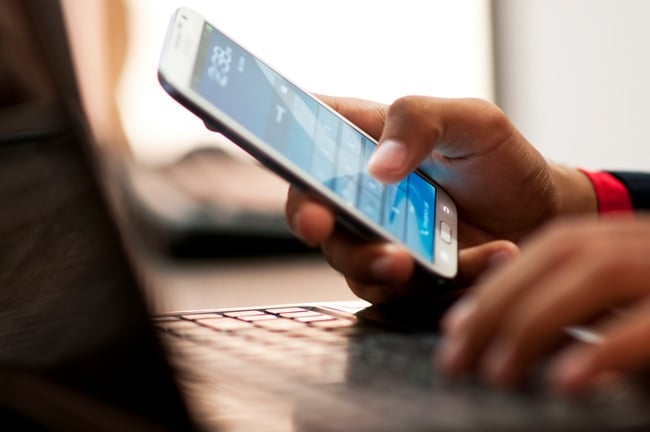 Sales rep following up by phone and email Sales rep following up by phone and email