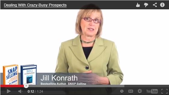 dealing with crazy busy prospects