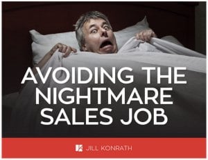 Avoiding the Nightmare Sales Job